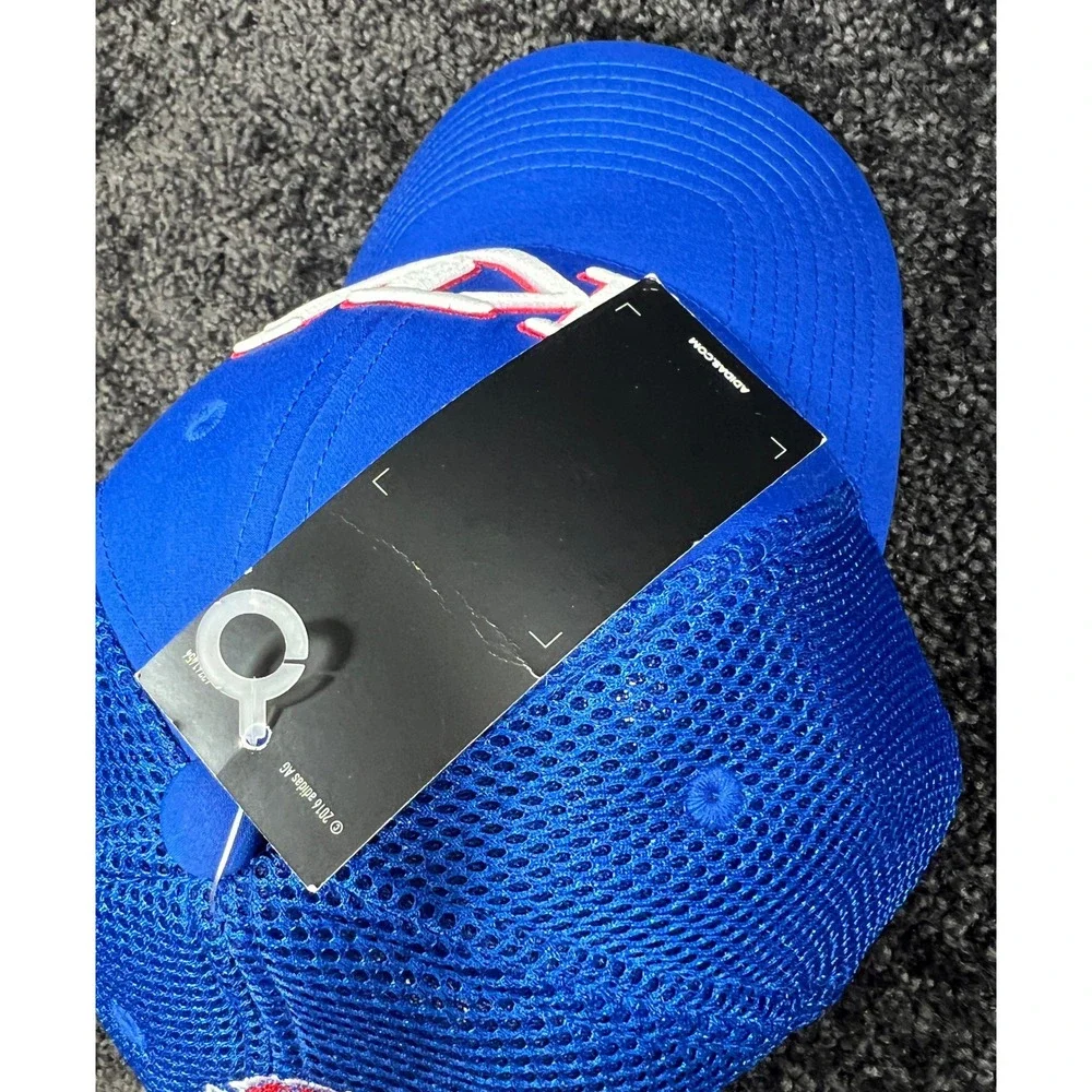 NWT Adidas Kansas Jayhawks KU Royal Blue AEROREADY Mesh Back Hat Cap NCAA‎